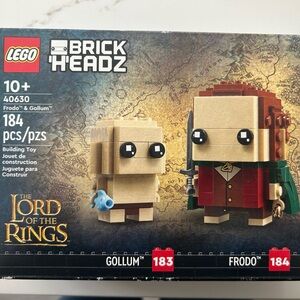 NIB LORD OF RINGS gollum and Frodo Lego